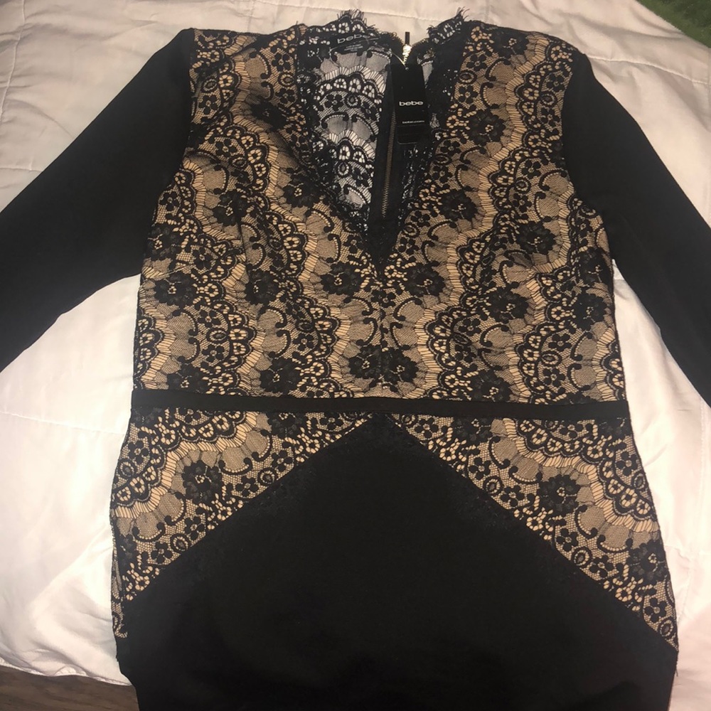 Black mini dress